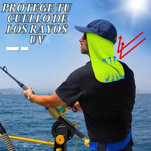 Vista 4 de 6 piezas elásticas resistentes para el cuello, protección UV, protector de cuello para cubrir el cuello para pesca, equitación