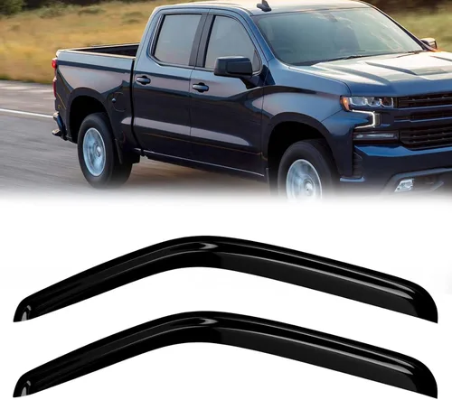 Vista 11 de Protectores de lluvia para ventana, compatibles con Chevy Equinox 2010-2017, 4 unidades, deflector de viento lateral