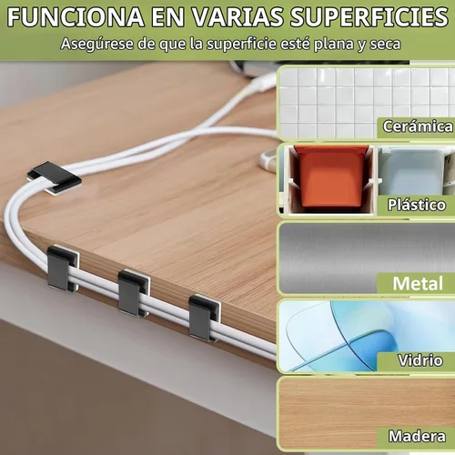 Vista 4 de PETKNOWS - 120 clips de luz LED para cinta de 0.315 in, color negro Blanco