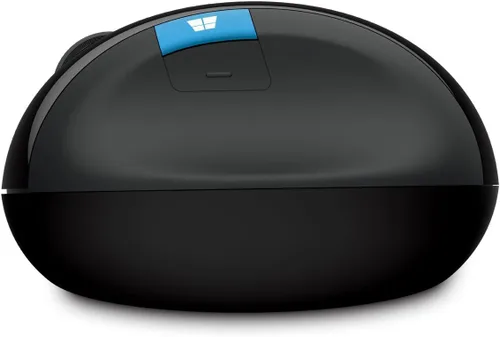 Vista 5 de Microsoft Sculpt - Ratón ergonómico, negro - Ratón inalámbrico para una comodidad natural de la muñeca con rueda de desplazamiento de 4 vías