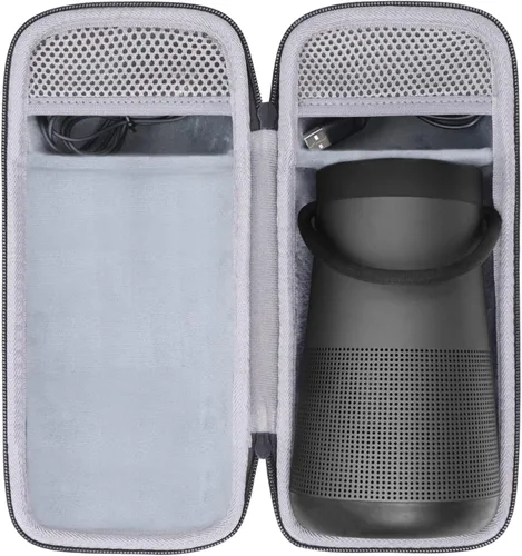 Vista 12 de co2CREA Funda rígida de repuesto para altavoz Bluetooth portátil Bose SoundLink Revolve Series II, carcasa negra