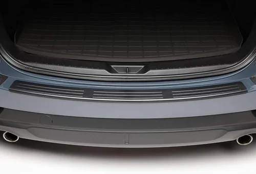 Vista 2 de WeatherTech BumperTopper Protector de Parachoques Personalizado para Mazda CX-5, Protector de Parachoques Trasero (BP0019), Negro