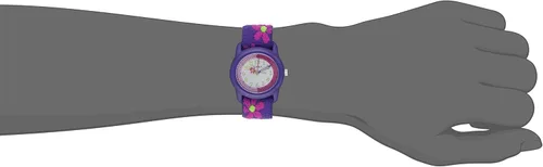 Vista 3 de Timex Girls Time Machines- Reloj analógico con correa de tela elástica para niñas