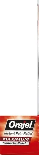 Vista 21 de Gel de máxima resistencia Orajel, oral, alivia el dolor, 0.42 onzas.