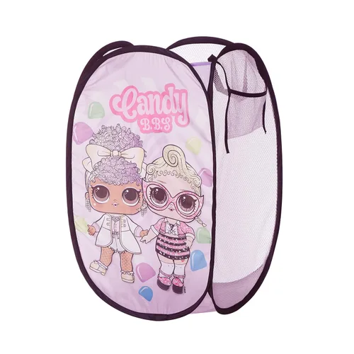 Vista 5 de Disney Aladdin Cesta Plegable con Asas de Transporte Duraderas, 21" Al x 13.5" An x 13.5" Lar