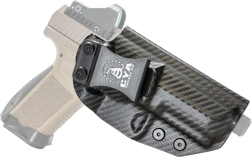 Vista 30 de CYA Supply Co. - Fundas IWB de fibra de carbono listas para ópticas - Múltiples ajustes - Compañía de veteranos - Hecho en EE. UU