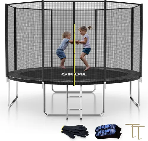 Vista 16 de SKOK Trampoline for Kids,400LBS Outdoor Trampoline with Net-ASTM Approved Trampoline for Children and Adults