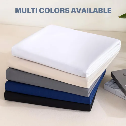 Vista 7 de Lavisun Paquete de 2 sábanas planas, sábanas planas de calidad de hotel, sábanas de microfibra cepillada, sábanas a granel para masaje, hogar, Beige