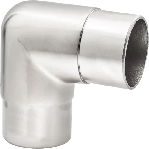 Vista 3 de 2 "diámetro x 2-1/2" H bronce antiguo codo de 90 grados para riel de barra de 2 pulgadas