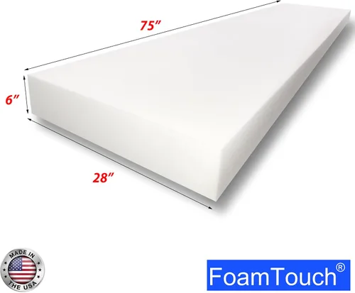 Vista 80 de FoamTouch Colchón de espuma viscoelástica de gel de 6 pulgadas sin funda