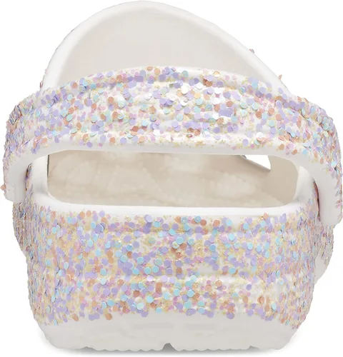 Vista 2 de Crocs Zuecos clásicos con purpurina (niño pequeñoniño grande)