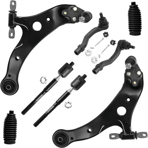 Vista 307 de Detroit Axle - Kit de brazos de control delanteros de 8 piezas para Toyota Sienna 2004-2010, 2 brazos de control inferiores con rótulas, 4 barras