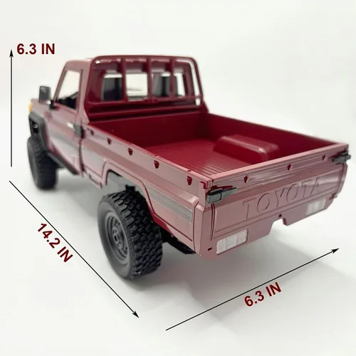 Vista 6 de WPLDEWAN MN82 RC Rock Crawler 4x4 Toyota Land Cruiser Remote Control Truck