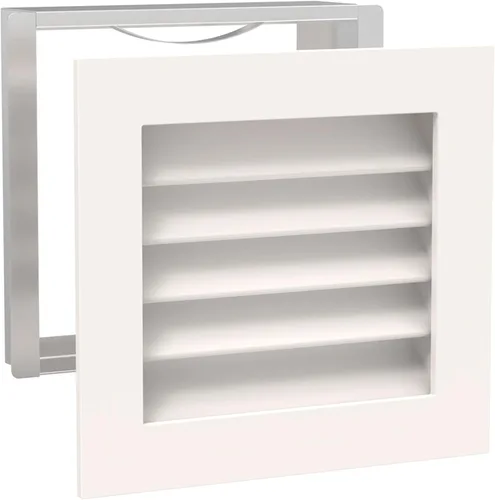 Worth Home Products - Rejilla de retorno de CA de lujo de 12 pulgadas de ancho x 12 pulgadas de alto x 3 pulgadas de profundidad solo para paredes