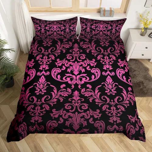 Vista 23 de Juego de funda de edredón con estampado de leopardo, estampado de animales, guepardo, King, para niños, hombres y mujeres, funda de edredón de lujo