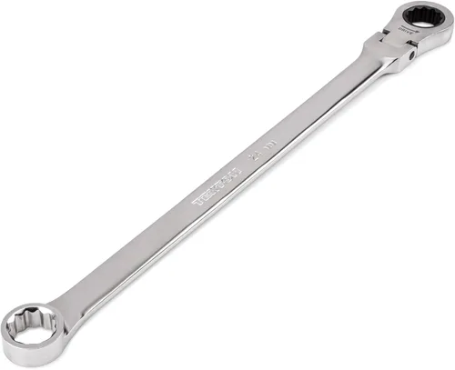 Vista 27 de TEKTON Llave de extremo de caja de trinquete de 1/2 x 9/16 pulgadas de largo con cabeza flexible de 12 puntos WRB36313