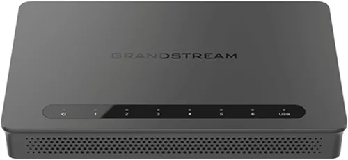 Vista 4 de Grandstream GWN7002 Router VPN Gigabit con cable de 6 puertos Puertos de salida PoE duales