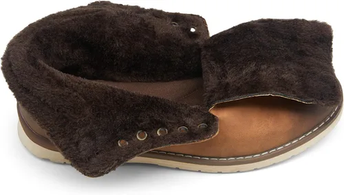 Vista 6 de Vostey Botas de senderismo impermeables para hombre, botas chukka casuales para hombres