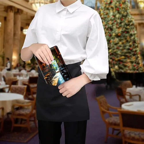 Vista 249 de Diseña Tus Propios Libros de Servicio con Nombre e Iniciales para Camareras, Dikoer Libro de Servicio de Camarero Personalizado con Nombre