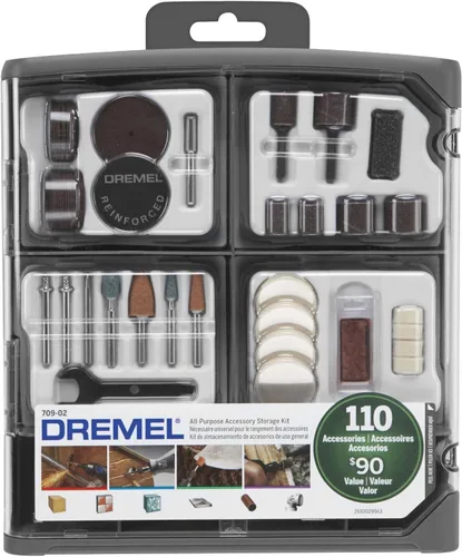 Vista 11 de Dremel EZ725 - Juego de accesorios de herramientas rotativas multiusos de 70 piezas con kit de almacenamiento, EZ-Lock y tambor EZ para cambios