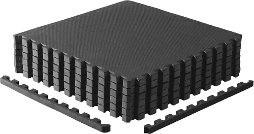 Vista 9 de CAP Puzzle Exercise Mats 1” Thick EVA Interlocking Foam Tiles for Home Gym Flooring Multiple Options