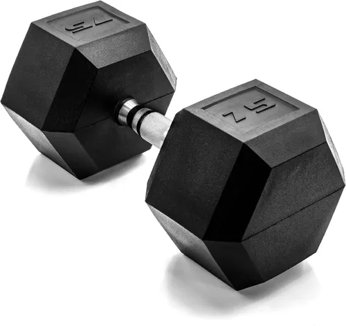 Vista 38 de CAP Barbell Peso de la mancuerna hexagonal recubierta, individual, 10-120 libras, múltiples opciones
