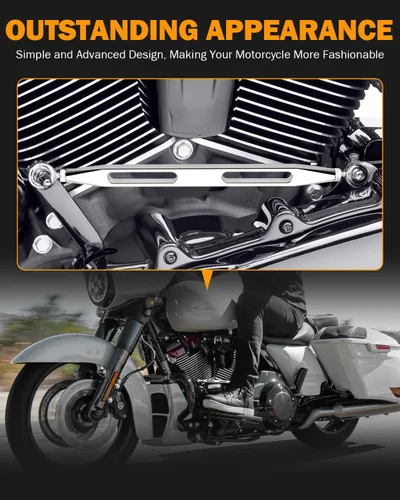 Vista 6 de PBYMT enlace de cambio compatible con Harley 1986-2019