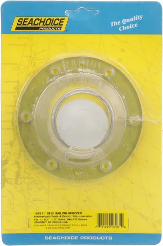 Vista 7 de Seachoice Scupón autoadhesivo, grande, transparente, se adapta a aberturas de 1.5-3 pulgadas