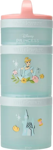 Vista 10 de Whiskware Spider-Man Team Spidey Recipientes apilables para aperitivos para bebés, niños y niños pequeños, 3 vasos apilables para la escuela