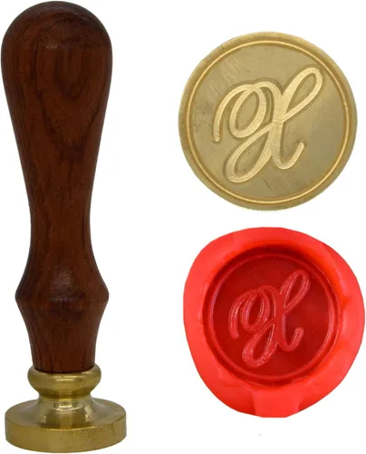 Vista 22 de Wax Seal Stamp Letter A-Z, Alphabet Initial Sealing Stamp for Christmas & Thanksgiving Cards, Wedding Invitation W-S-2 (Letter A)