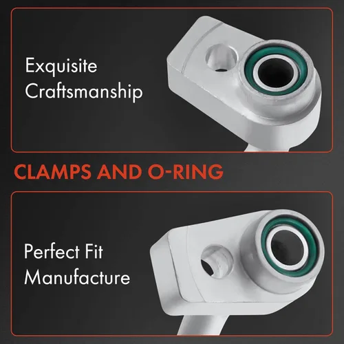 Vista 3 de A-Premium Conjunto de manguera de línea de descarga de A/C compatible con Ford Escape, 2013 2014 2015 2016, 1.6L, compresor a condensador