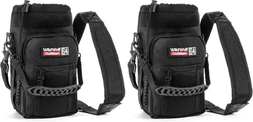 Vista 5 de Wild Wolf Outfitters El mejor soporte para botellas, número 1, para botellas de 1.89 litros. Lleva, protege y aísla tu cantimplora con este porta