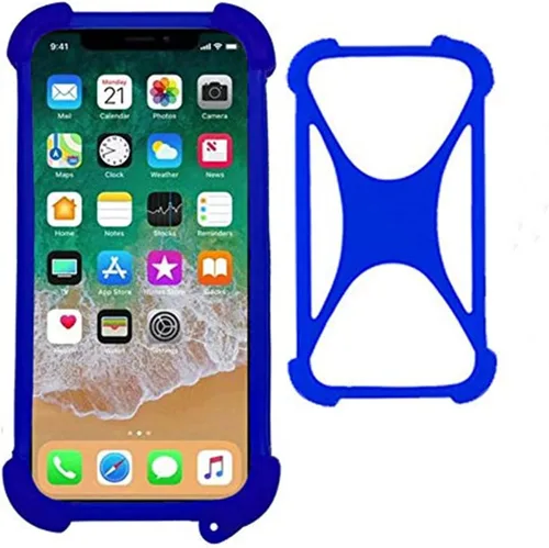 Zittop Funda universal para parachoques de teléfono inteligente, funda elástica de silicona suave para teléfonos de 5.2 pulgadas, tamaño de 4 a 6.5