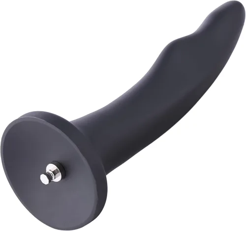 Vista 8 de Hismith Consolador de silicona de 6.89 pulgadas, longitud insertable de 6.3 pulgadas, ancho máximo de 1.52 pulgadas con sistema KlicLok, placer anal