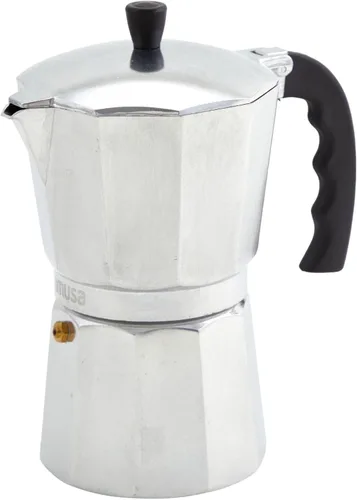 Vista 12 de IMUSA Cafetera de Cocina de Aluminio Fundido de 9 Tazas, Olla de Moka para Café al Estilo Cubano, Italiano y Espresso