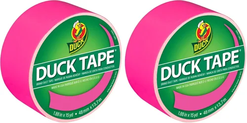 Vista 19 de Cinta adhesiva Duck Brand Duck de color, 6 rollos, Rosa bebé (240976_C)