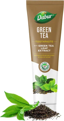 Vista 8 de Dabur Pasta de dientes herbales - Cuidado bucal con fórmula totalmente natural, sin flúor y pasta de dientes saludable, brillo infundido para un