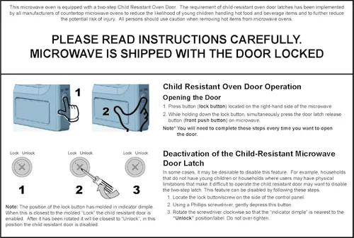 Vista 7 de GE Horno microondas para encimera, capacidad de 1,200 vatios, 2.0 pies cúbicos, 8 ajustes de cocción de ajuste automático, tecnología de bloqueo