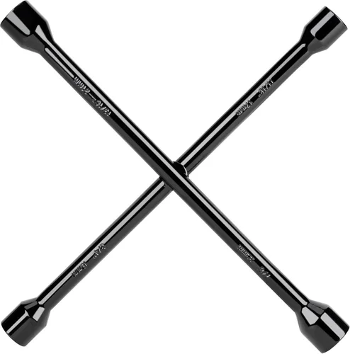 Vista 9 de CARTMAN Llave universal de llanta resistente de 14 pulgadas Llave de hierro para neumáticos de 4 vías