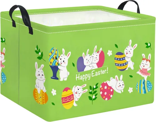 Vista 27 de Cesta de almacenamiento para niños y niñas, cesta de regalo, estante de libros vacío, rectangular, decoración de habitación de animales