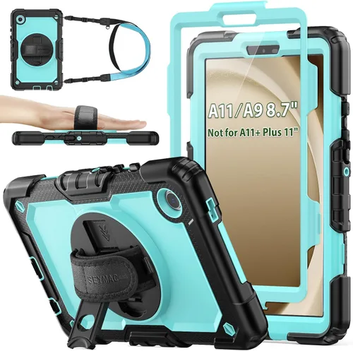 Vista 151 de SEYMAC stock Funda para Samsung Galaxy Tab A8 de 10.5 pulgadas, funda de protección contra caídas de cuerpo completo con protector de pantalla