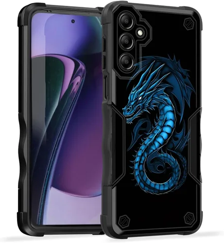 Vista 180 de Funda para Galaxy S26 FE, doble capa, protección contra caídas de grado militar de 10 pies, antideslizante, resistente a prueba de golpes, para Cruz