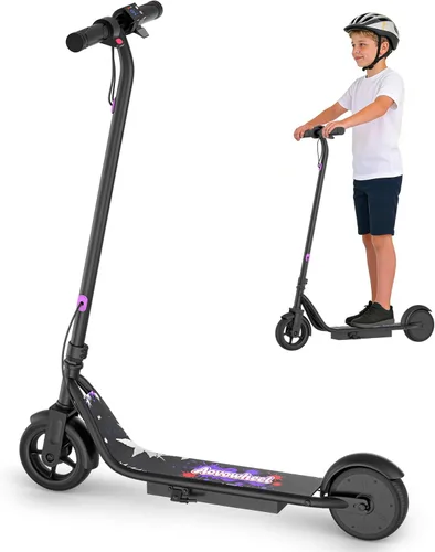 Aovowheel Electric Scooter for Adults, Folding E Scooter with 350W/500W Motor 16/24 Mph Top Speed, Max 19-23 Miles Long Range, 8.5''/10''/14''Tires