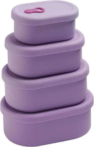 Vista 14 de Recipiente hermético de silicona prémium hecho en Corea con ventilación de vapor, sin BPA, a prueba de fugas, apto para microondas y congelador