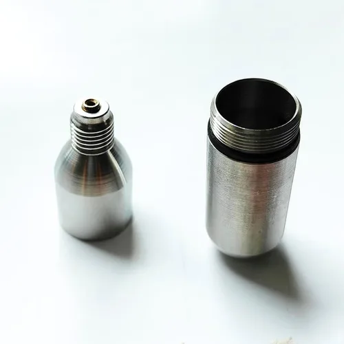 Vista 9 de Cartuchos de CO2 recargables para soda/paintball (paquete de 1), 0.28 oz, cápsulas recargables con rosca UNF 3/8-24