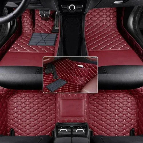 Vista 38 de Alfombrillas de Piso Automotrices de Cuero Completo de Ajuste Personalizado - Mejora el Interior de tu Automóvil con Forros de Piso Específicos