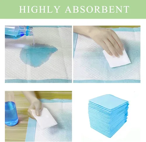 Vista 4 de Payanwin Paquete de 100 cambiadores desechables para bebé, almohadillas desechables impermeables para cambiador de pañales, almohadillas