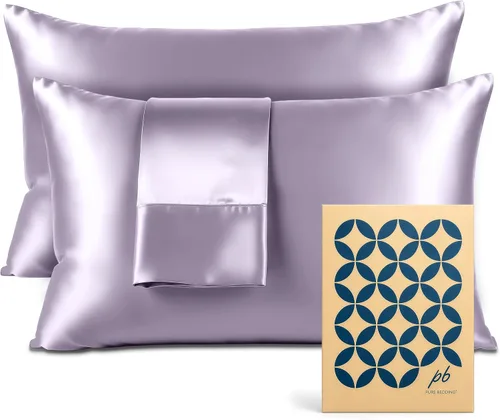 Vista 15 de Pure Bedding Sábanas de satén de lujo para cama individual de hotel, juego de sábanas de microfibra extra suave de 1800, resistente a las arrugas, a