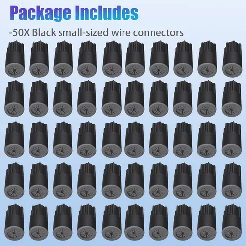 Vista 7 de 50 piezas de conectores de cable eléctrico impermeables, tapas de tuercas de torsión impermeables para exteriores, conector de terminal de cable