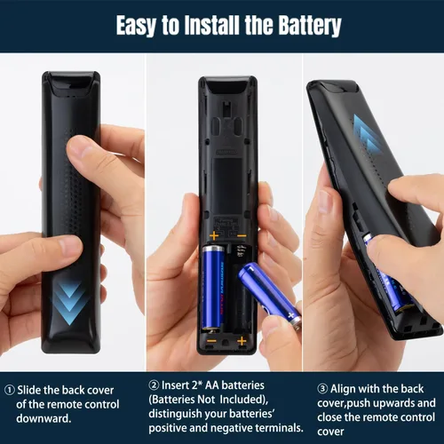 Vista 8 de Control remoto universal retroiluminado para Samsung Smart TV, reemplazo de control remoto Samsung, compatible con televisores inteligentes UHD QLED